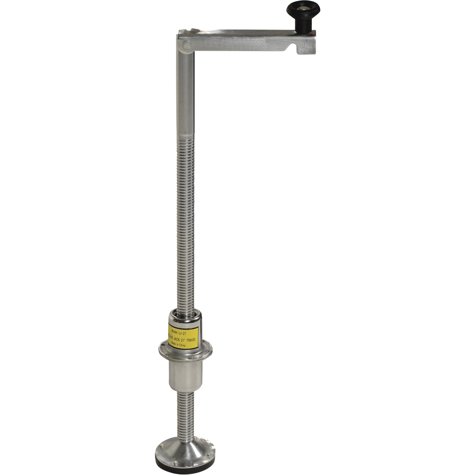 Vestil Screw-Style Leveling Jack - 21in. Range, 5,000-Lb. Capacity, Steel, Model# LJ-21